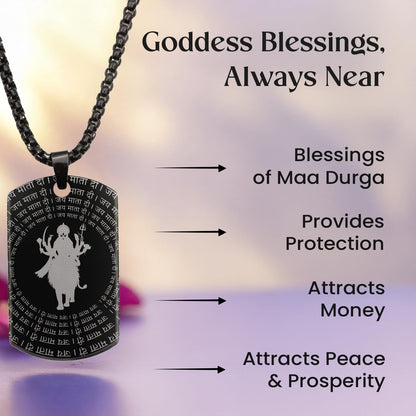 Astrotalk Maa Durga Raksha Kavach | Protection, Success & Prosperity | 108 Hours Energized by Top Astrologers | Engraved Maa Durga Pendant