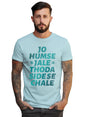 Peppyzone Mens Regular Fit T-Shirt (RT-Trendy 51-55_Sky Blue5