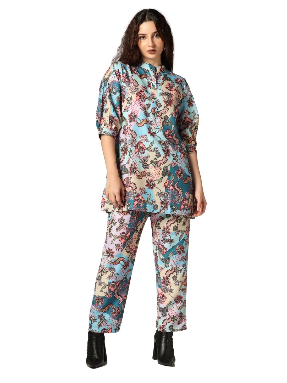 Greciilooks Co-Ord Set For Women || Night Suit For Women || Comfortable Lounge Wear || Sleep Wear || Long Top & Pyjama Night Sui