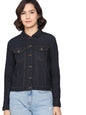 Kotty Blue Full Sleeve Solid Women Jacket (Blue,34)