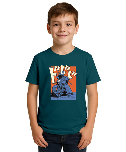 Kyda Kids Boys Cotton Blend Regular Fit Short Sleeve Printed Multicolor T-Shirts For Boys - (Pack Of 5)