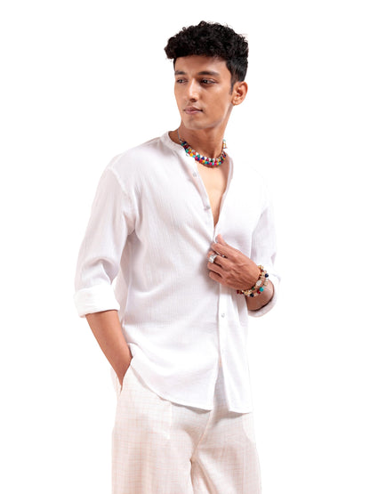 The Indian Garage Co Mens Slim Fit Shirt (0923-SHHTRS-03_Black