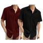 I Enterprise MenS Regular Fit Solid Soft Touch Cotton Casual Shirt Design With Spread Collar & Half Sleeve (Pack Of 2) Color_Ma