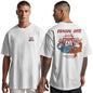 Peppyzone Mens Oversized Fit T-Shirt (PZ-OST-Trendy48_White