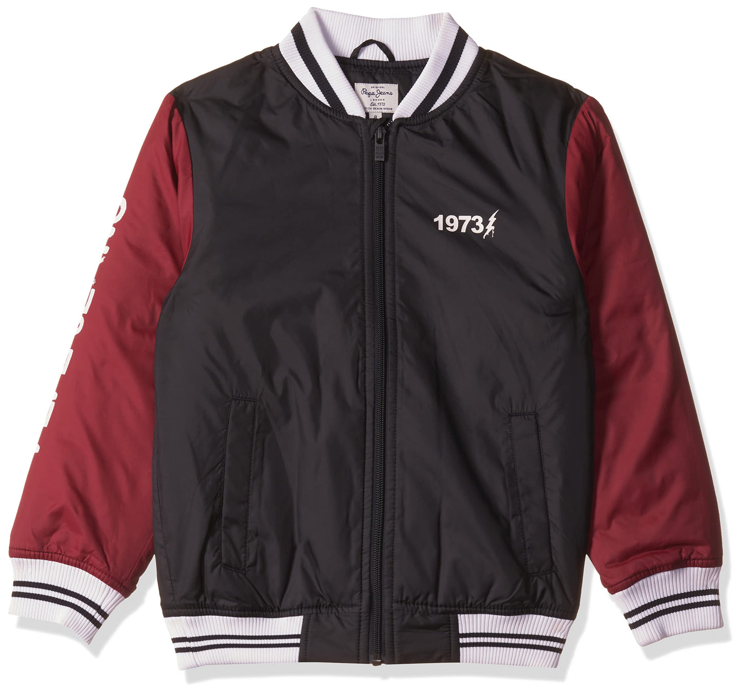 Pepe Jeans BoyS Jackets (Pb401114_12-13 Years, Black, 12-13 Years)