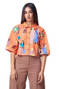 Leriya Fashion WomenS Oversized Fit Shirt (Lf-W2025_Orange