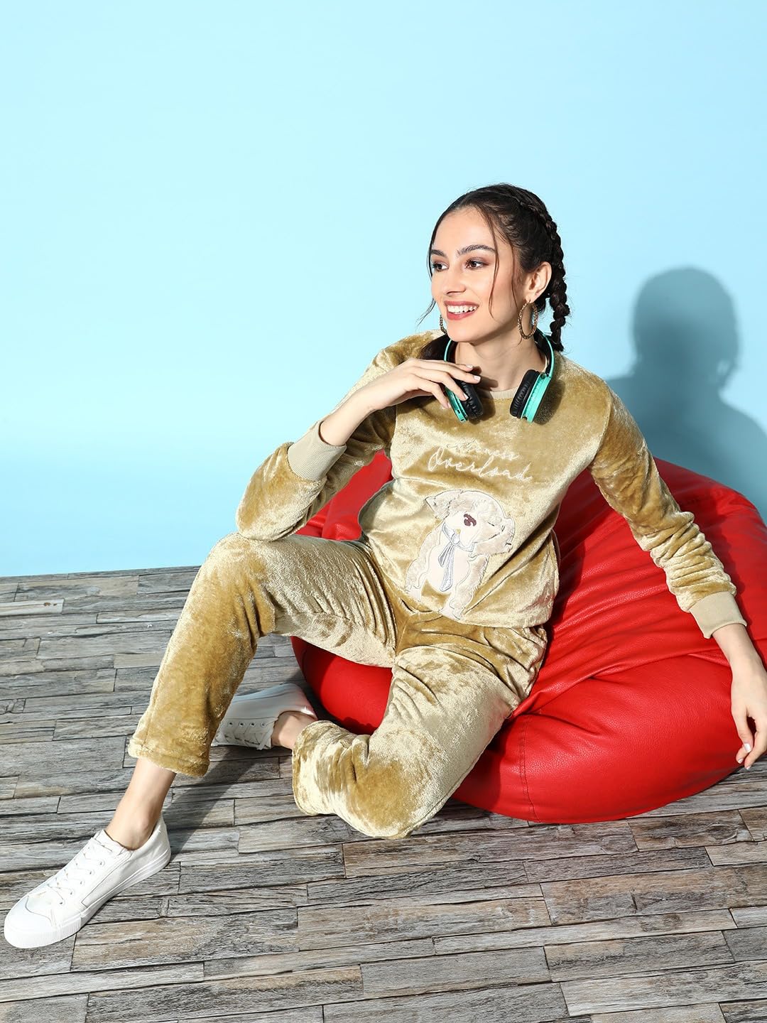 Sweet Dreams Women Printed Track Suit