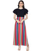 Oomph! WomenS Western & Fusion Wear Midi Dresses For Women, Beach, Blue - Md133