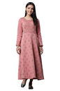 Aurelia Women'S Polycotton A-Line Calf Length Dress (23Noa14728-704454_Rose Quartz