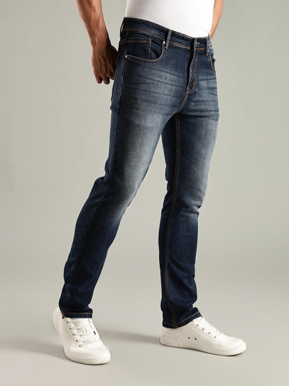 Thomas Scott Mens | Mild Fade | Stright Fit | Denim | Regular Wear | Stretchable | Casual Jeans for Men