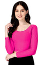Shiv Textiles Round Neck Dobby Cotton Lycra Stretchable Elbow Sleeve Readymade Saree Blouse For Women Stylish (Pinkfree Size Ful