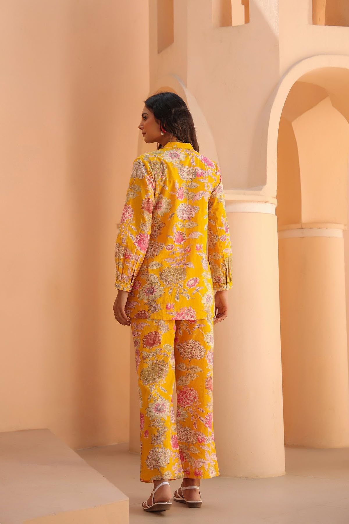 GoSriKi Cotton Blend Women Co-Ord Set