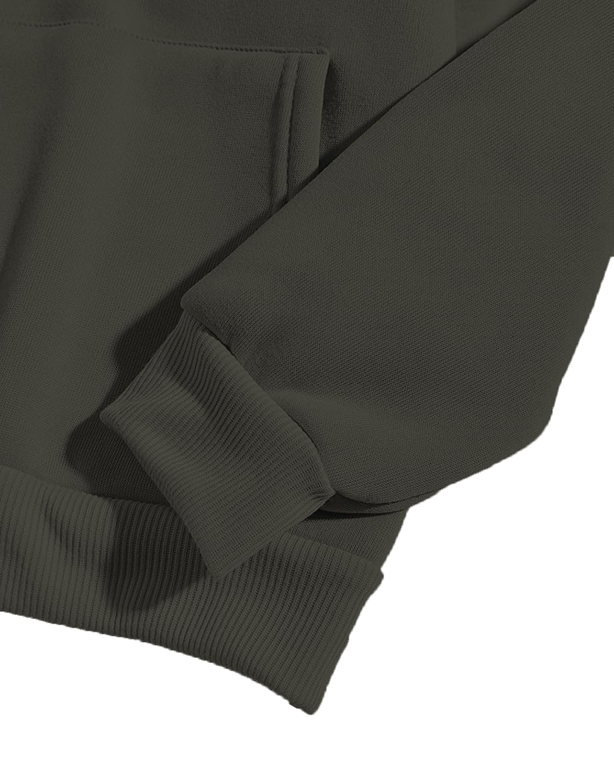 ADRO Men's Cotton Hooded Hoodie (H20-M-DBA-OL_Olive)