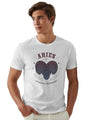 Peppyzone Mens Regular Fit T-Shirt (PZ-ZodiacAries6002_White