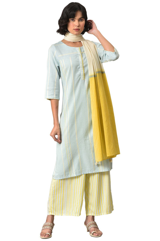 W for Woman Womens Kurta, Parallel Pant & Dupatta