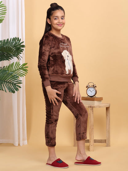 Sweet Dreams Girl Printed Tracksuit