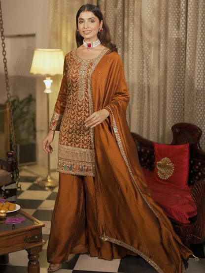 Libas WomenS Silk Blend Kurta Set (486060R