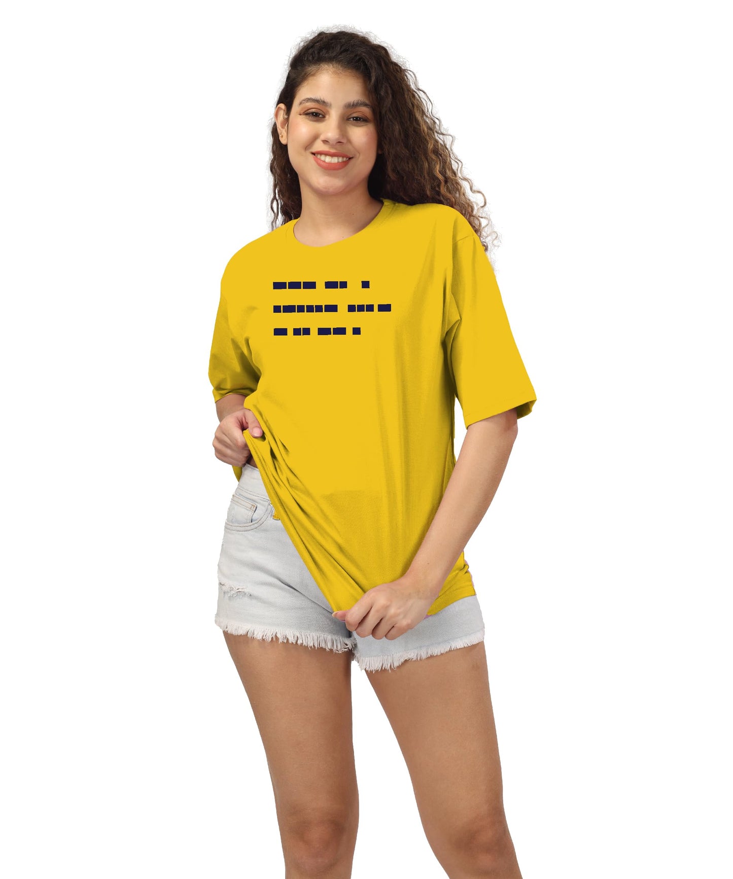 SHODOX Bio-Washed Anti Bacterial 100% Pure Cotton Womens Oversized Asthetic Premium Printed T-Shirt | Cozy Soft, Less Wrinkles,