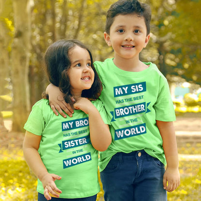 Bon Organik Boys Regular Fit T-Shirt (24RAKHI6086_Brother