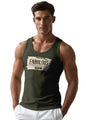 Peppyzone Mens Printed Regular Fit Vest (TT-Trendy-19_Olive4
