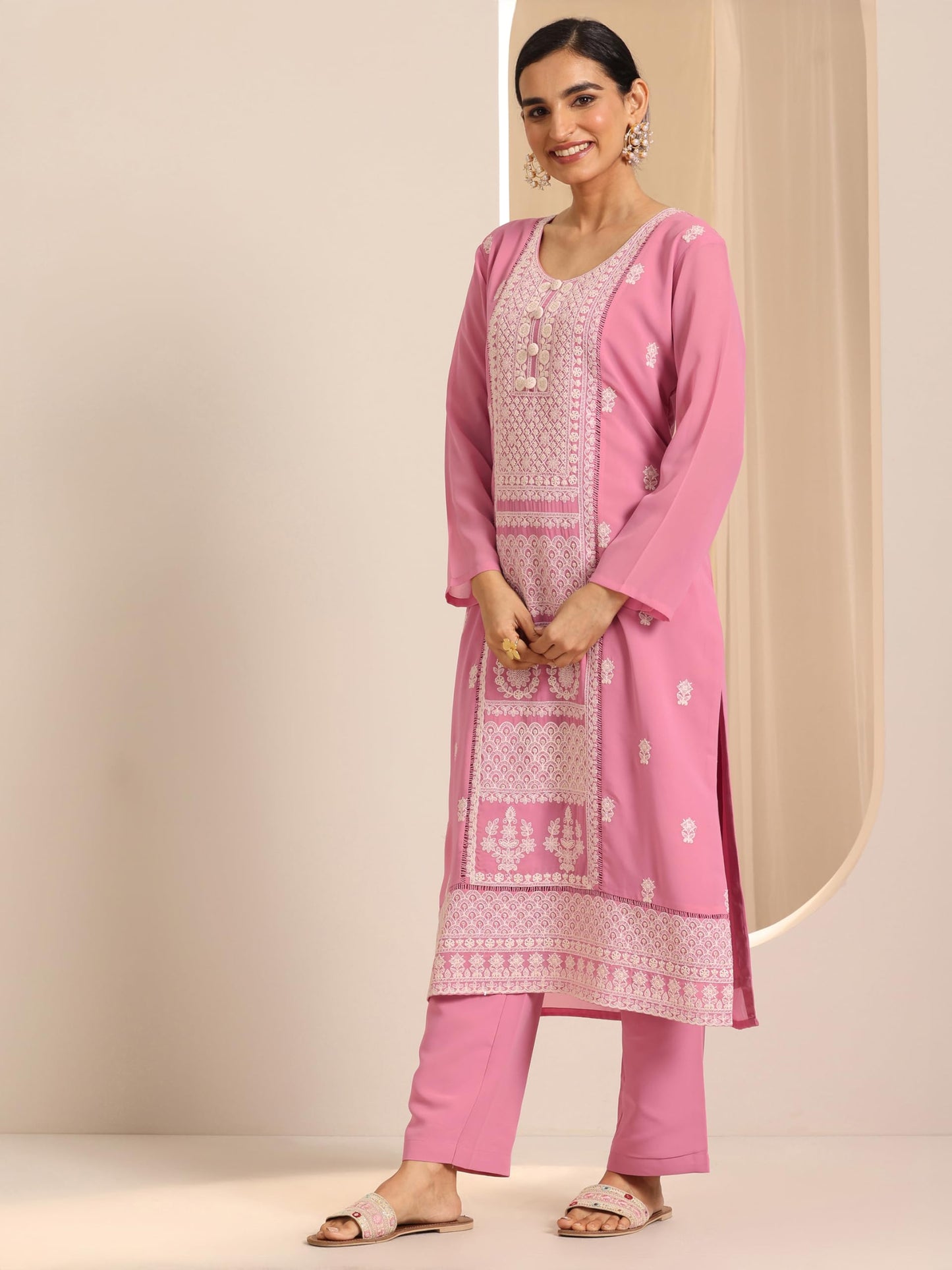 Libas WomenS Georgette Kurta Sets (99387
