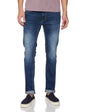 Pepe Jeans Men Mid Rise Slim Jeans (Pm208489Q033_Dark Used_Blue, 34