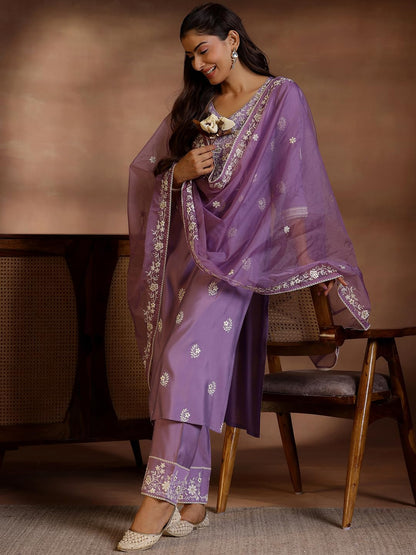 Libas WomenS Silk Blend Kurta Set (278270R