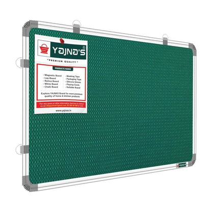 YAJNAS 2x3 Feet Premium Material Notice Pin-up Board/Pin-up Board/Soft Board/Bulletin Board/Pin-up Display Board for Home, Offic
