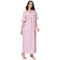 OOMPH! Cotton Blend Nighty for Womens | Night Gown | Nighty | Nightdress | Maxi Dress | Sleepwear | Gown for Women | Nighties |