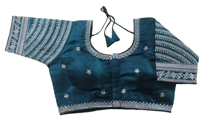 Vihu Fashion WomenS Blouse Readymade Blouse Embroidery Multi Coding Gold Thread Indian Ethnic Designer Stitched WomenS Readyma