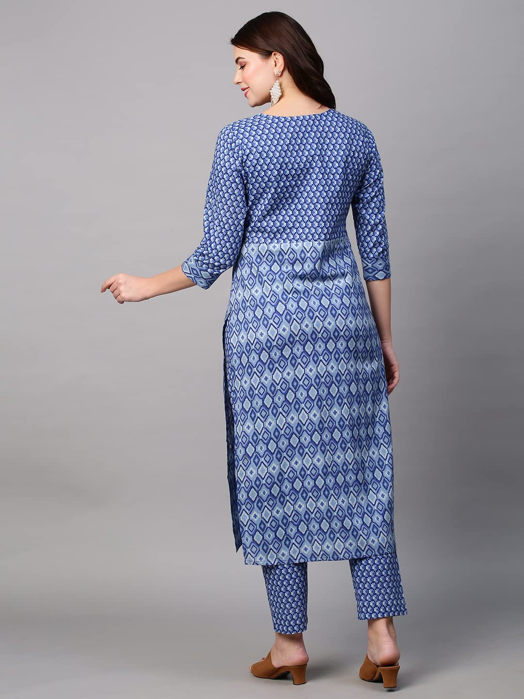 ANNI DESIGNER Women's Cotton Blend Kurta Sets And Pant