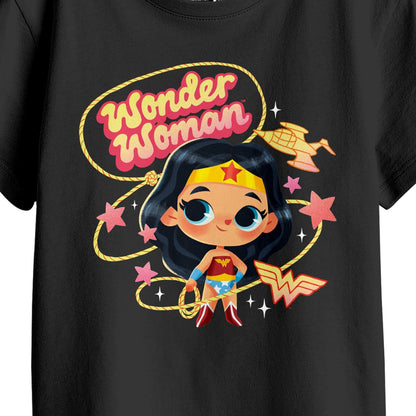 Bon Organik Girls Regular Fit T-Shirt (BON11421_Black