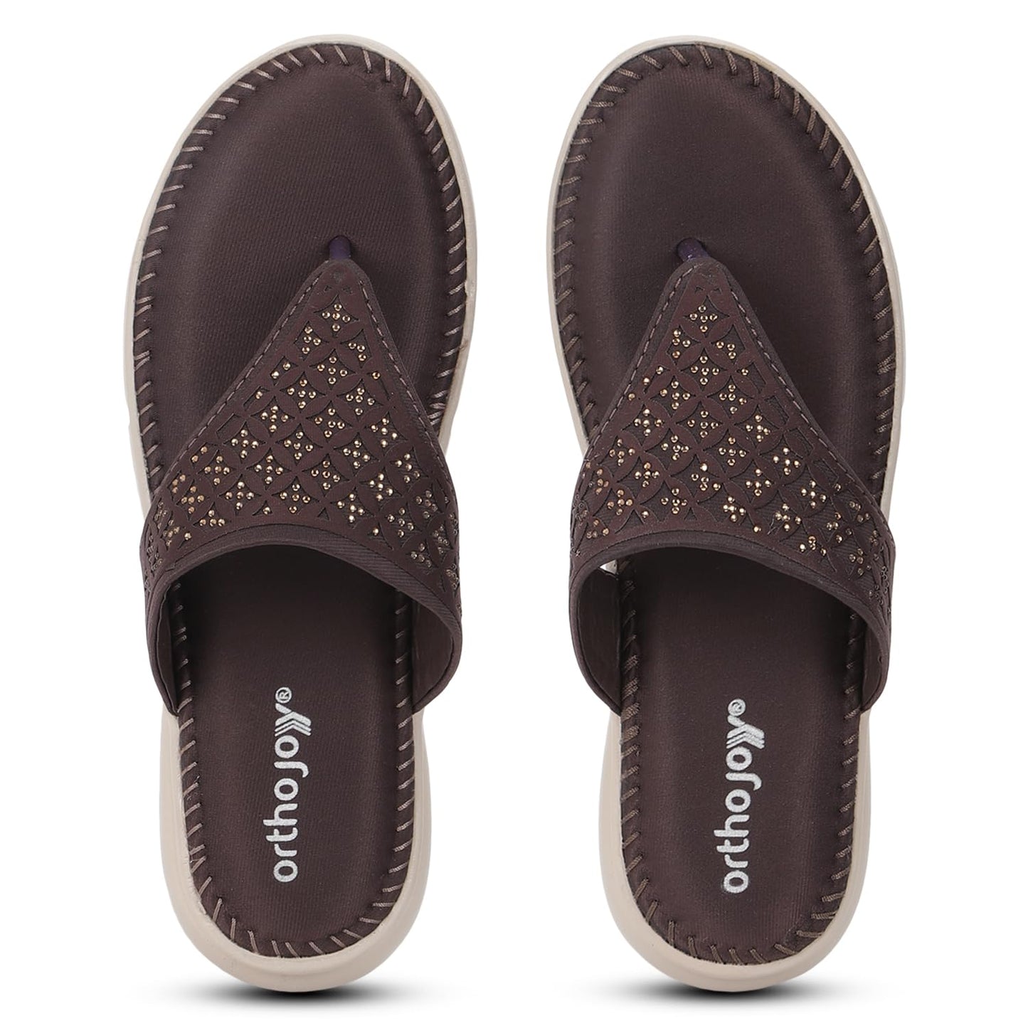 Ortho Joy Doctor Fancy Slipper For Women || Orthopedic WomenS Fancy Sandal For Women