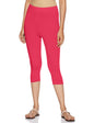 Rupa Softline Capri Leggings For Women Cotton Elastane Ultra Soft Free Size Stretch Fit