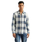 Pepe Jeans MenS Checkered Regular Fit Shirt (Pm308597_Indigo Blue