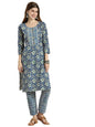 Shiv Textiles Pure Cotton Kurta Pant Set For Women