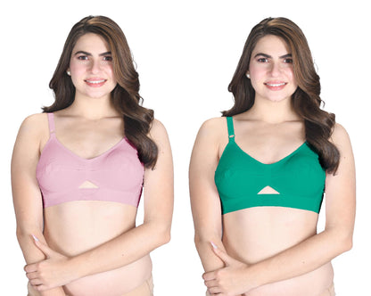 Pack Of 2 Venus Board Bottom Bra With Adjustable Strap