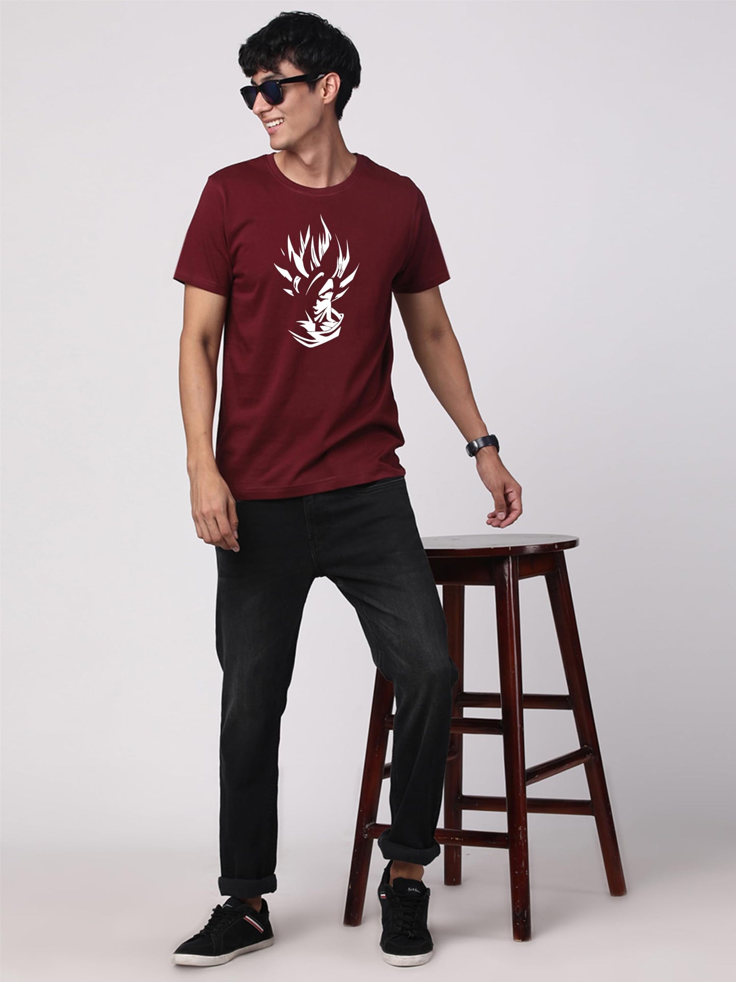 ADRO Tshirt for Men | Printed T Shirt for Men | 100% Cotton T-Shirt |Printed T Shirt | T-Shirts | RN24-GOK