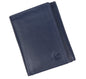 HORNBULL Leather Mens Wallet, Navy, Casual