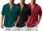 Finivo Fashion Combo Of MenS Solid Cotton Blend Straight Kurta Shirt Pack Of 3