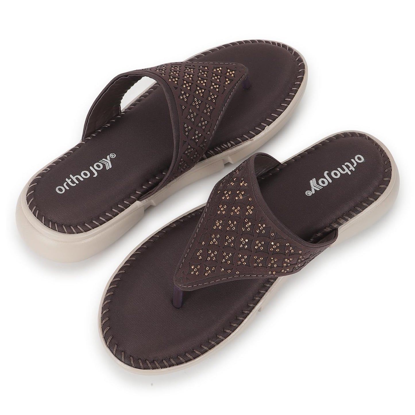 Ortho Joy Doctor Fancy Slipper For Women || Orthopedic WomenS Fancy Sandal For Women