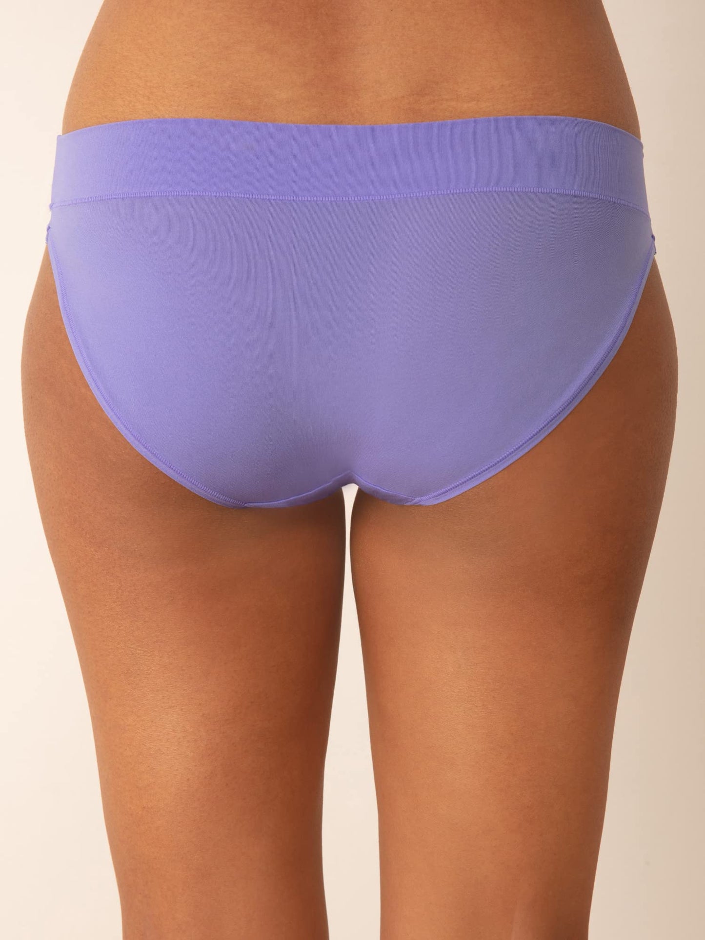 NYKD Ultra-Comfortable and Flexible Everyday Stretch Panties with No Waistband Marks | Nylon | Full Coverage | Mid Waist | Solid