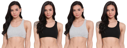 Lyra 541 Premium Cotton Non-Padded Beginners Bra For Women