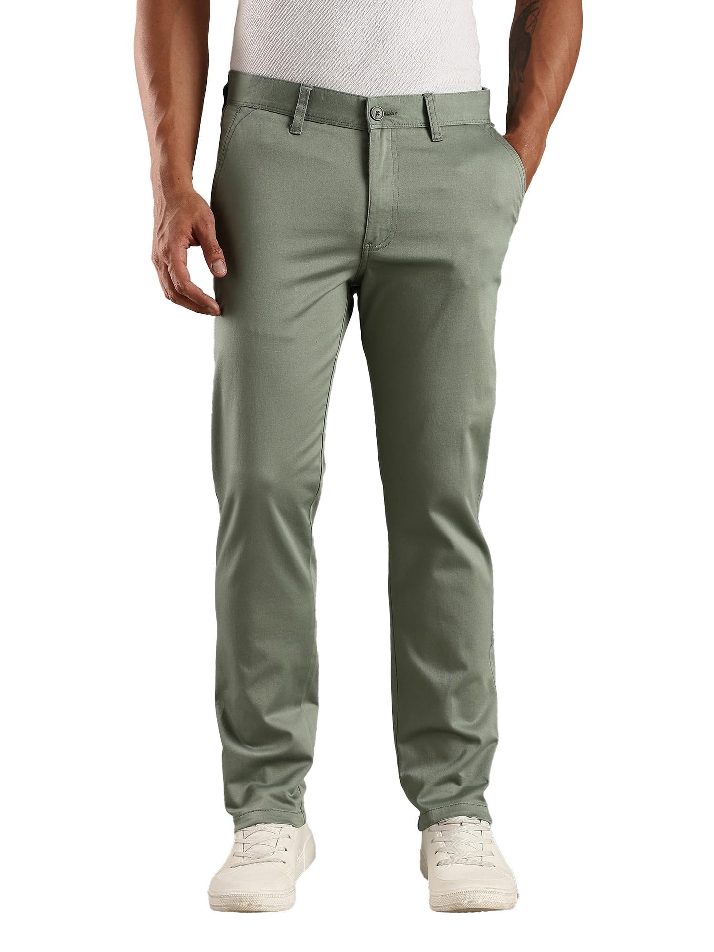 Thomas Scott Mens | Solid | Regular Fit | Premiun Cotton | 4 Pocket | Formal wear Trouser | Casual Chino | Pants for Men (Avail