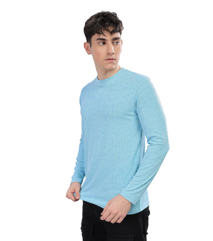 SHODOX Mens Solid Polycotton Round Neck Full Sleeve Regular fit Tshirt (Pack of 1)
