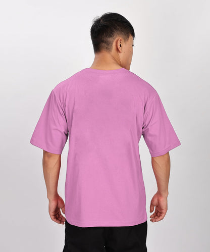 SHODOX Bio-Washed Anti Bacterial 100% Pure Cotton Mens & Womens Oversized Solid T-Shirt | Cozy Soft, Less Wrinkles, Drop Shoulde