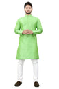 More & More Mens Cottan Blend Kurta Pista