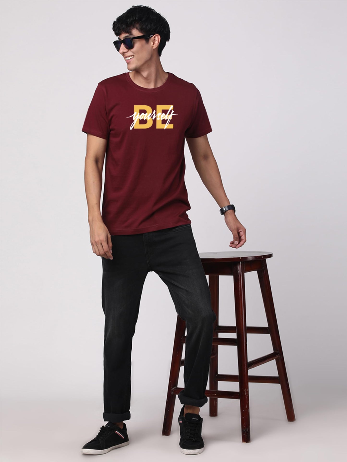 ADRO Tshirt for Men | Printed T Shirt for Men | 100% Cotton T-Shirt |Printed T Shirt | T-Shirts | RN24-BYO-MR