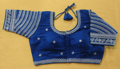 Vihu Fashion WomenS Blouse Readymade Blouse Embroidery Multi Coding Gold Thread Indian Ethnic Designer Stitched WomenS Readyma