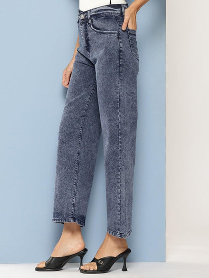 Aarika Girls Light Blue Colour Solid Denim Jeans(9-14 Years)
